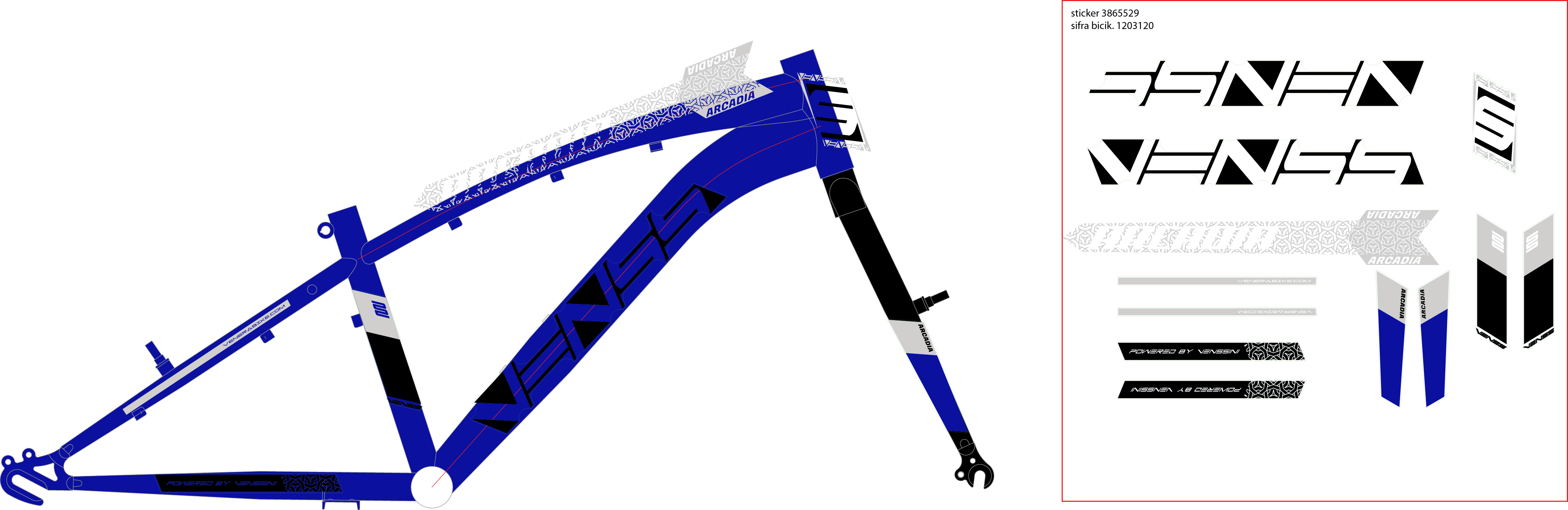 ARC202MTV/25AK01P03/XXS11 F.RAM CASSINI VENSSINI ARCADIA 2025 @@